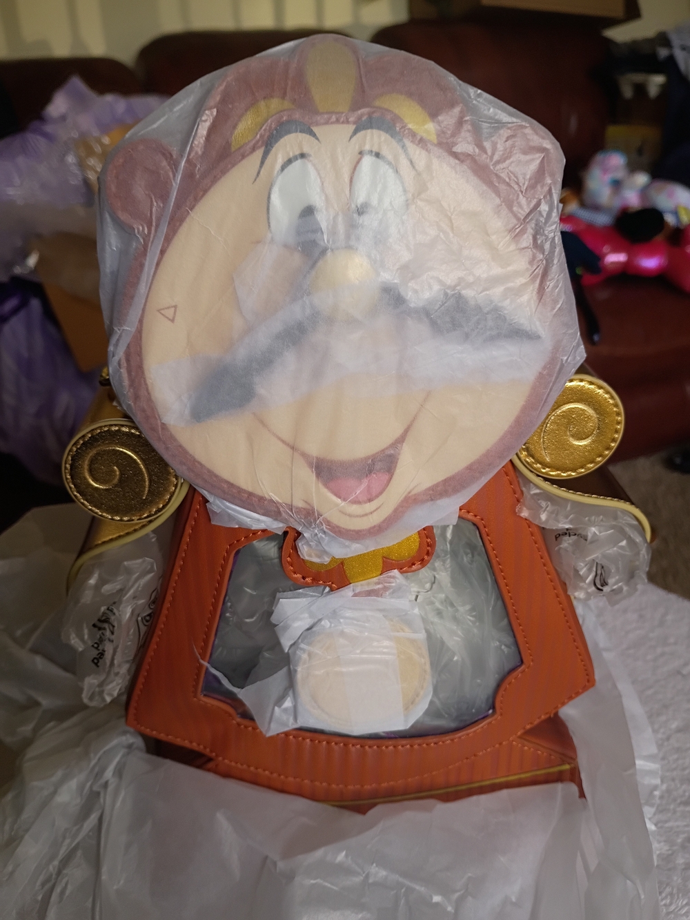 Disney Loungefly D23 Limited Edition Cogsworth Beauty And The Beast